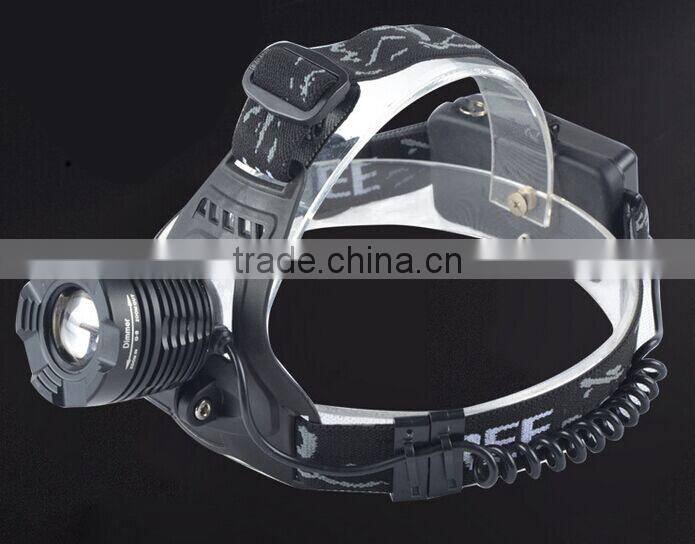 Rechargabel High Power Smiling XPE Aluminum Alloy Headlamp
