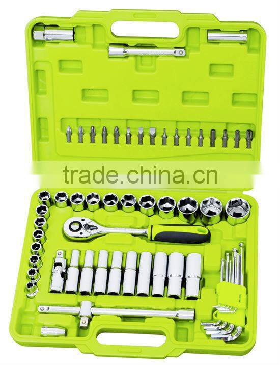 CF598013 :210pcs 1/2" drive socket and ratchet handle set