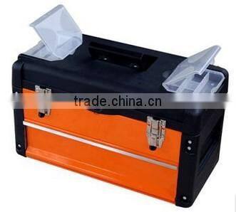 Hand Carry Iron Tool Box With Drawer 49.7x25.3x28.9cm