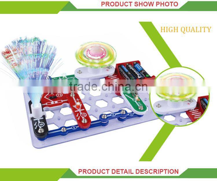 Newest plastic building blocks electronic kits for children