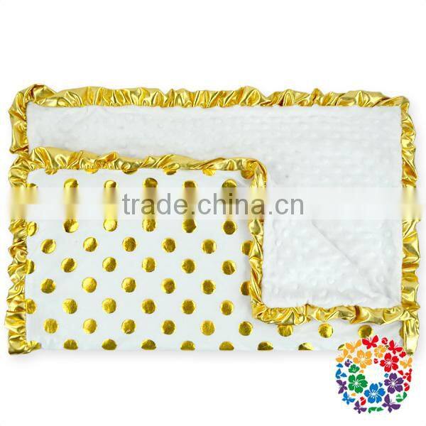 Baby Kids Toddler Newborn Cotton Blanket Soft Polka Dots Baby Blanket Wholesale