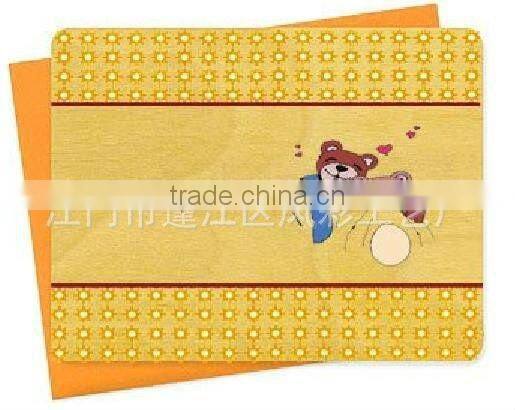 2014 year card beautiful bamboo greeting cards