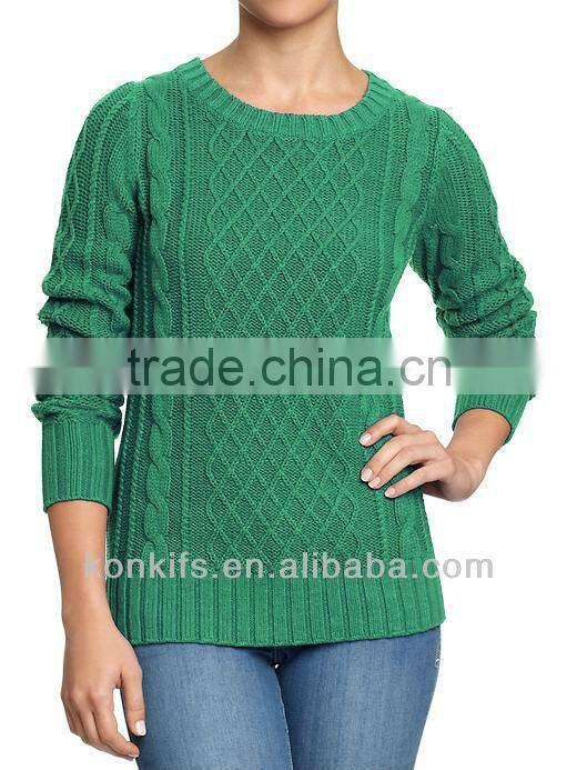 Women's Thick Cable-Knit Sweaters