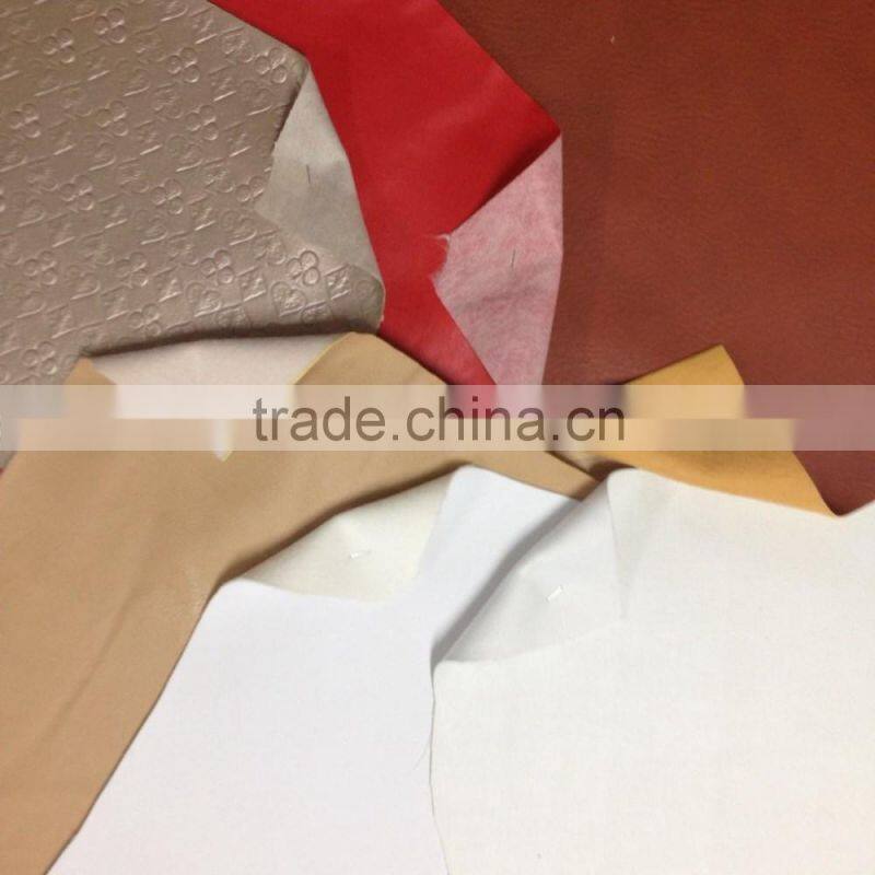 PVC leather Stocklots for bag,furniture, sofa and car seats