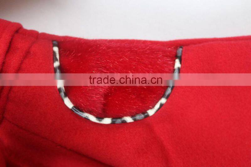 2016 New Warm Autumn Winter Girls Woolen Coats Jackets For Children Outwear Clothing