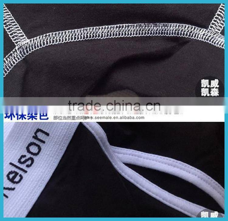 Custom 95 Cotton 5 Elastan Boxer Men Underwear Your Brand Open Flap Boxer Shorts with Pocket Wide Elastic Waistband