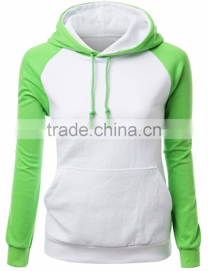 OEM service China supreme quality blank pullover hoodie for women girl sweater