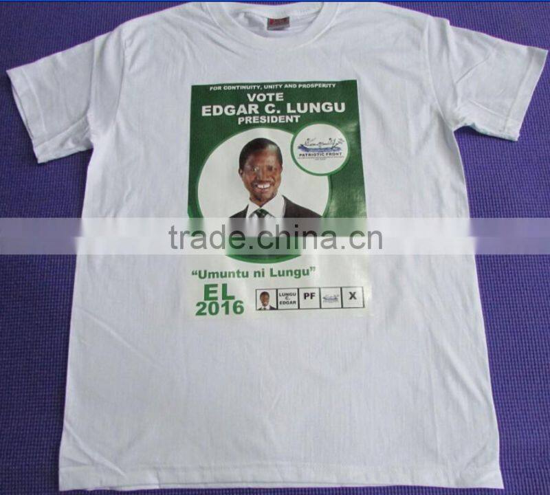 1 dollar cheap polyester elestion t-shirt