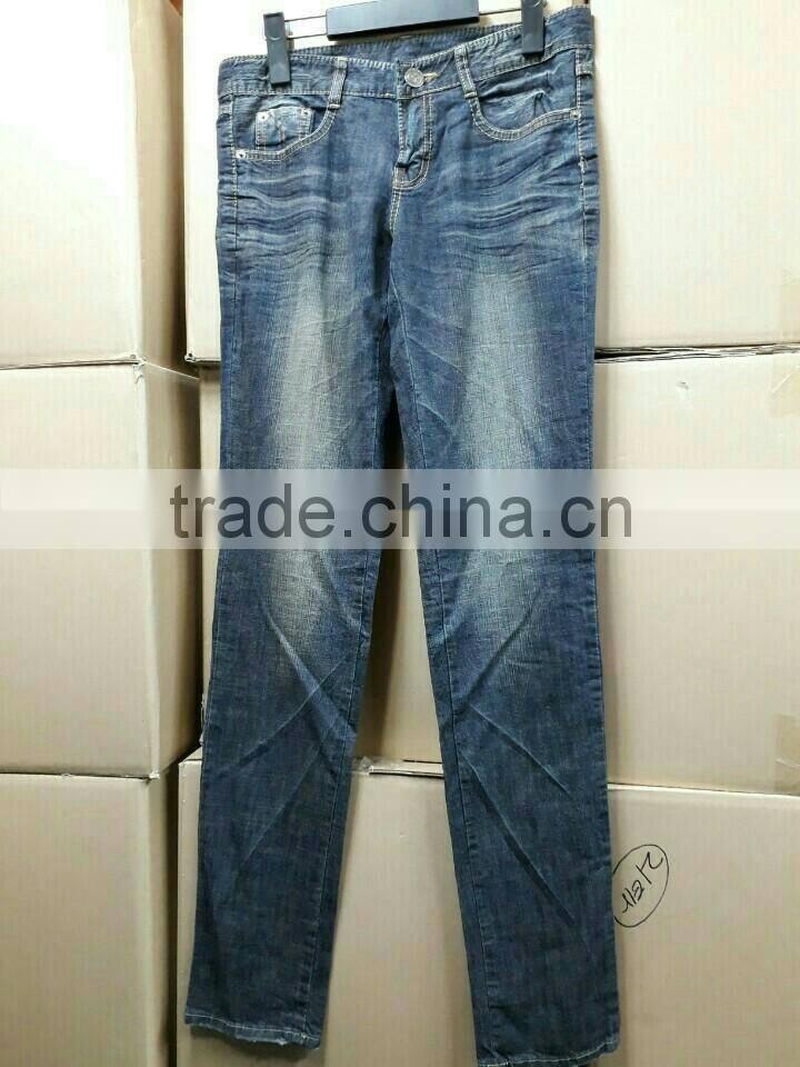 Cheap stock lot sale various Man Woman's Denim jean from Korea