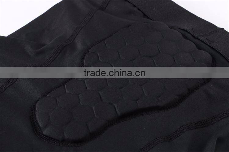 Padded compression Protective Sport short sleeves T shirt