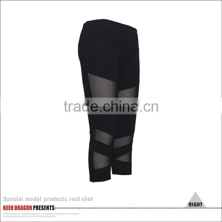 High Stretch Mesh Professional Compression Supplier Fitness Legging