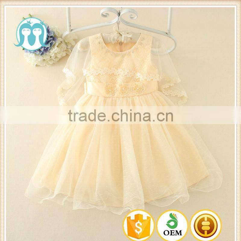 New arrival fashion design small girls dress Lace princess baby girls flower Sexy dresses kids clothes