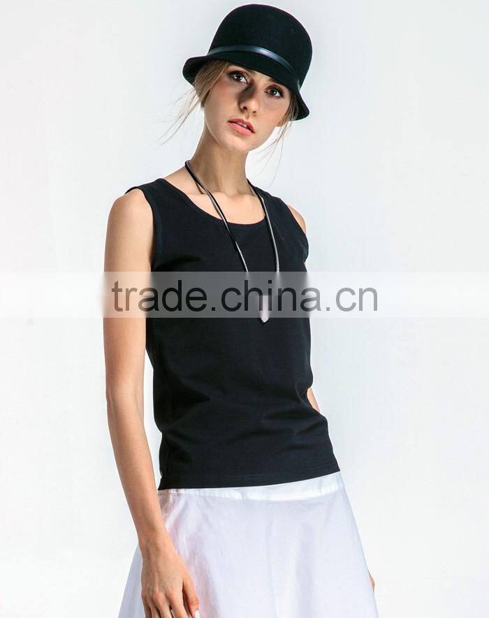 Custom fancy casual loose tank tops wholesale
