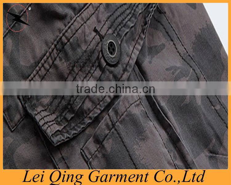 Winter mens cotton camouflage workout pants