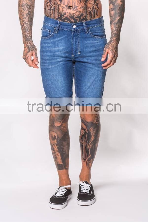 lastest jeans shorts men design jeans cotton denim short pants jeans half pants