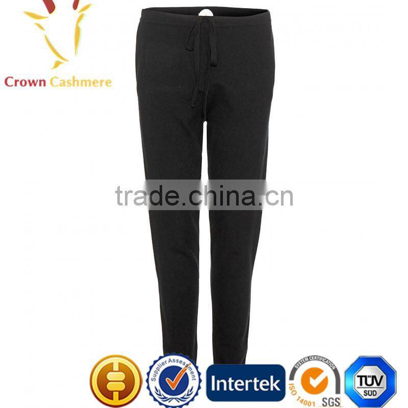 Fashion Woman's Knitted Cashmere Pants Casual Pants Trousers