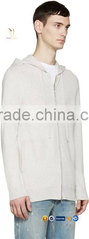 2016 Mens White Cashmere Cardigans Sweaters With Hood