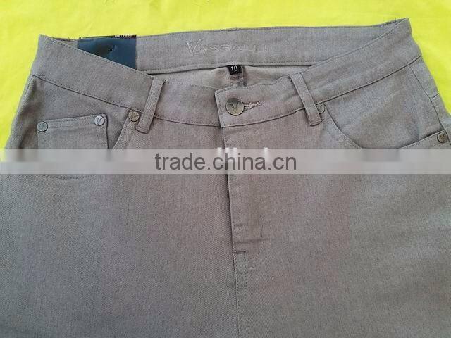 ladies slim leg jean pants