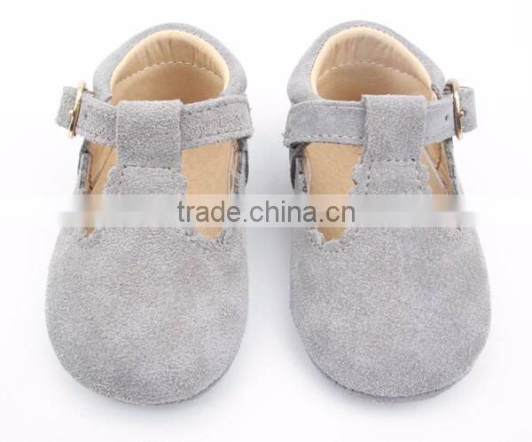 baby T- bar shoes 2017 usa market popular pure leather baby shoes