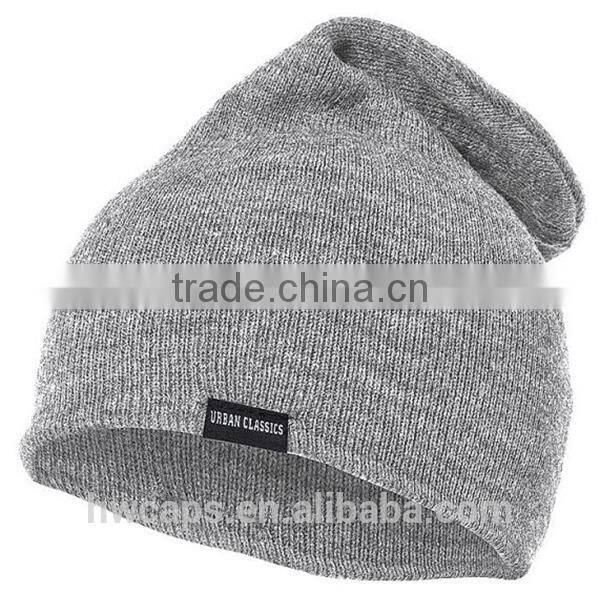 various colors custom woven label knitted beanie
