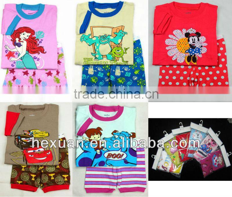 Wholesale Cotton Baby Kids Pyjamas Wholesale