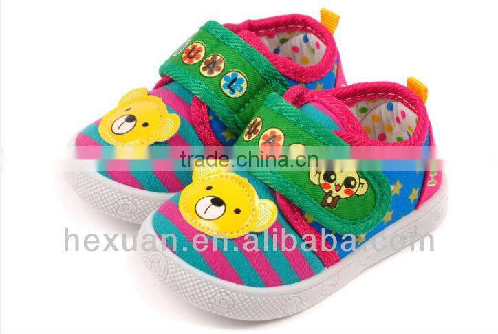 Glory fashionable rubber sole baby shoes and hard sole baby shoes
