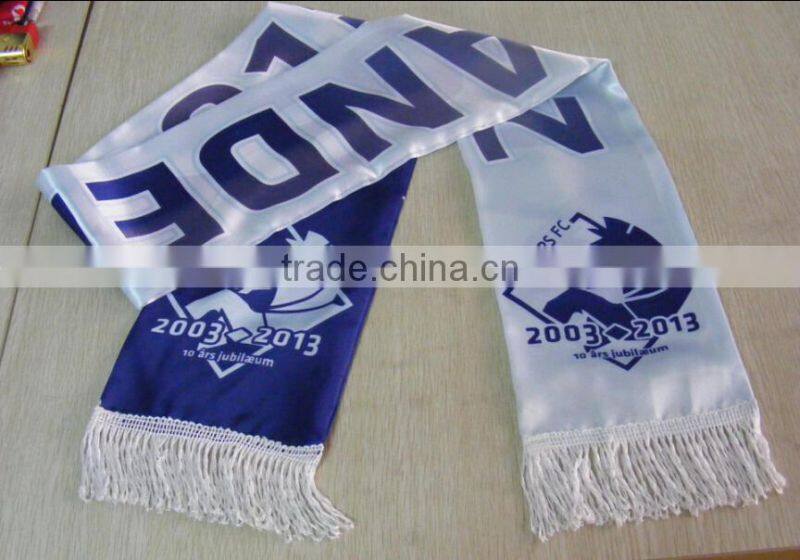 printed custom football scarf
