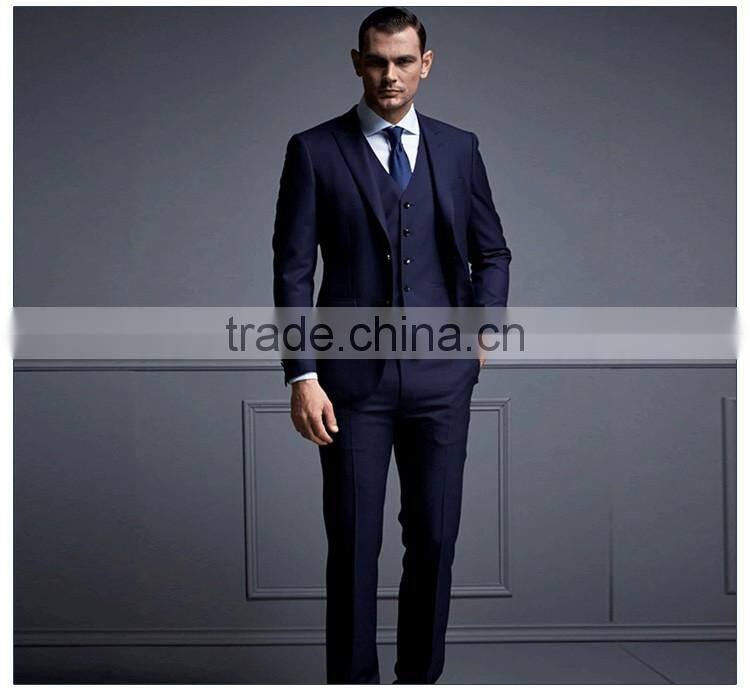 Top Sale Man Business Blue Coat Pant Men Suit