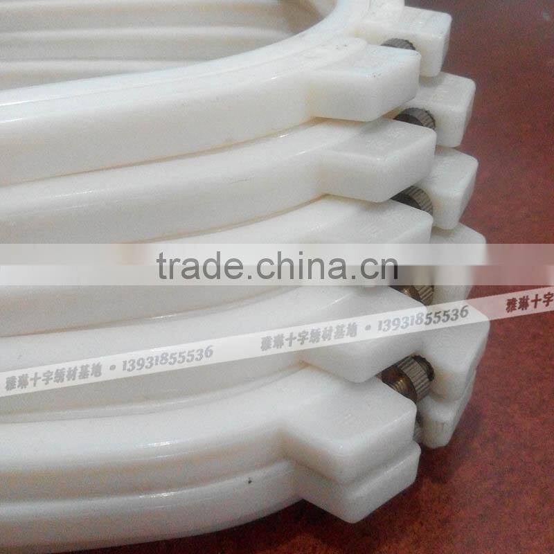 wholesale white hand plastic cross stitch hoop small rectangle embroidery hoops