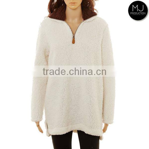 Wholesale Sherpa Pullover Plus Size Women Clothing Winter Jacket Coat Pregnant Women Dresses Maternity Clothes