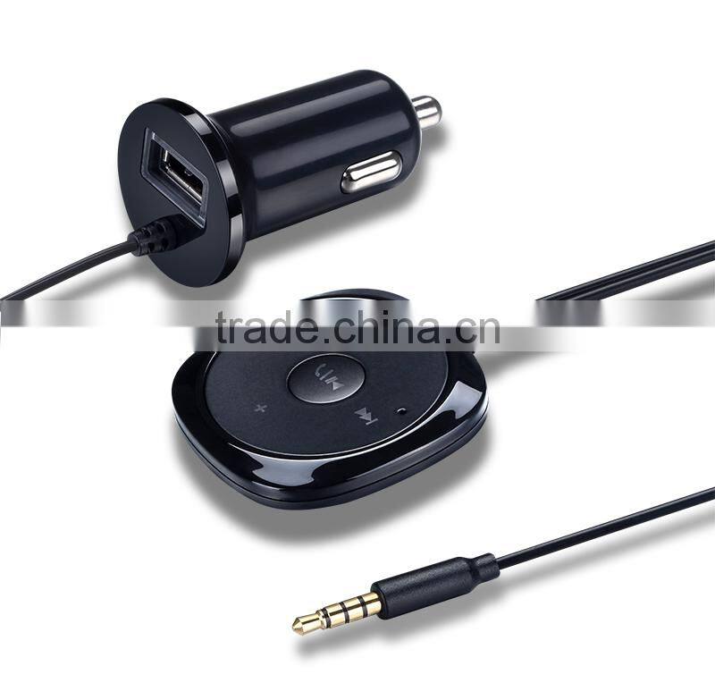 Factory Outlet New BC20 Car Bluetooth Handsfree Car Bluetooth Audio Receiver Car Bluetooth AUX