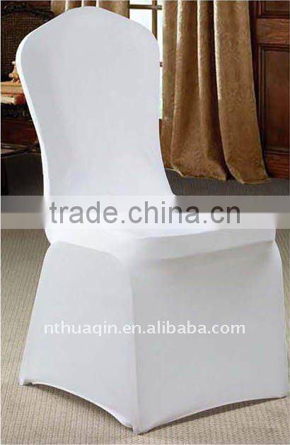 Spandex chair cover with organza sash and fashion banquet chair cover