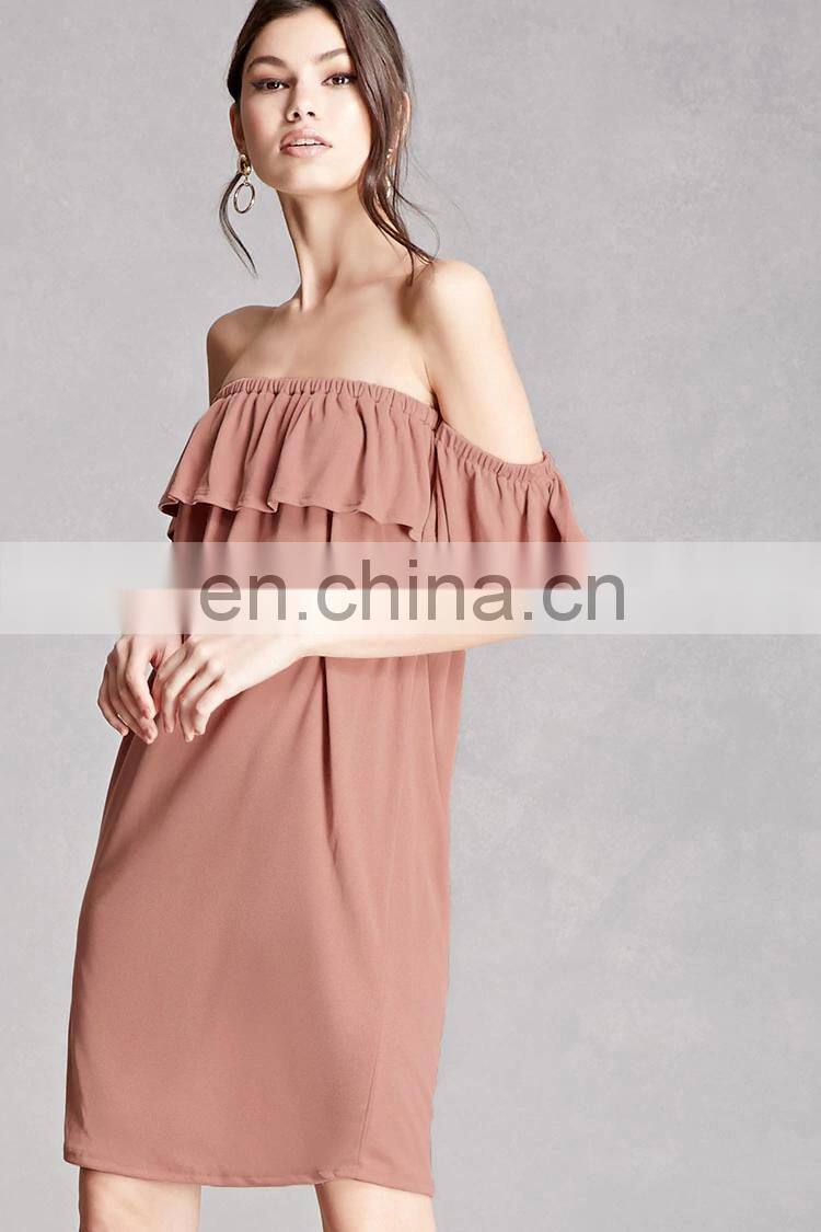 Off the Shoulder Women Mini Dress 2017