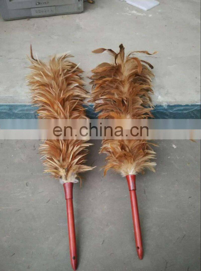 fast shipping natural color chincken feather duster from south Africa