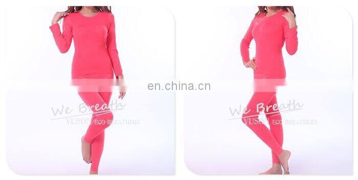 Ladies Thermal Underwear Suits Seamless Organic Bamboo