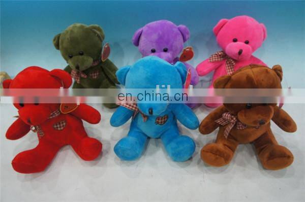 WMR2014021 Colorful Bear Animal Toys, Plush Animal Toys