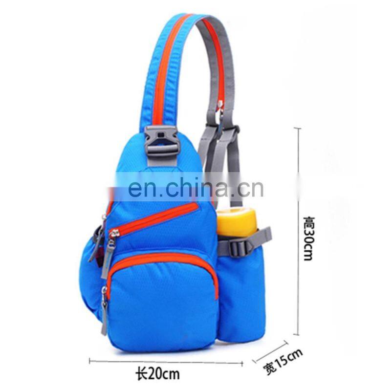 Packable Shoulder Backpack Sling Nylon Chest Bag Men