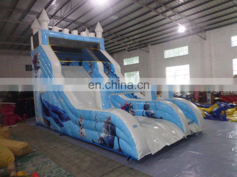 Hot Sales Slideway Frozen Theme commercial jumping castle