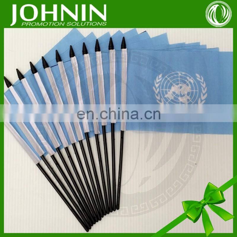 wholesale polyester custom 12*18 inch national country hand flag