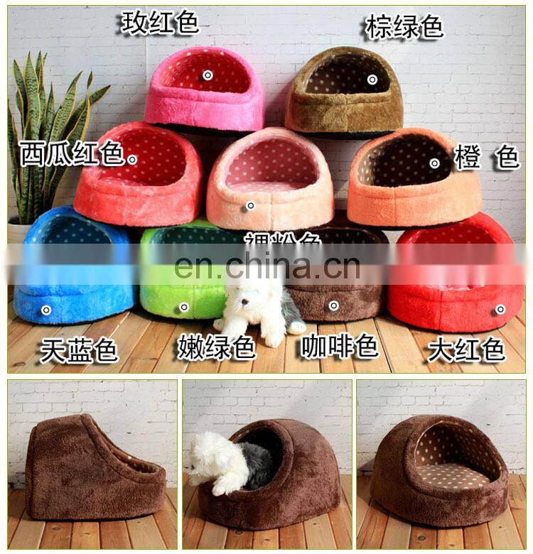 Plush Small Dog Pet Bed Cute Cat House