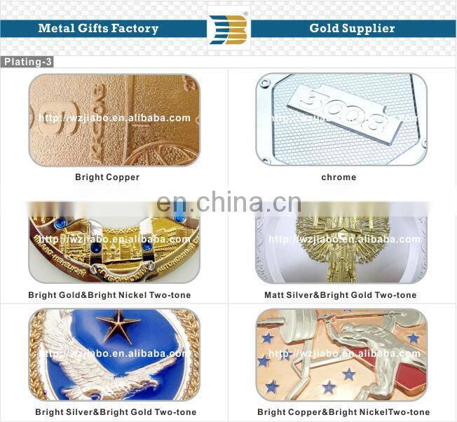 New custom vietnam souvenir metal plate of honour with pedestal