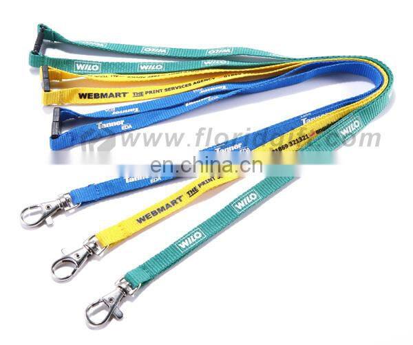 wholesale merchandise promotional gift custom woven lanyard