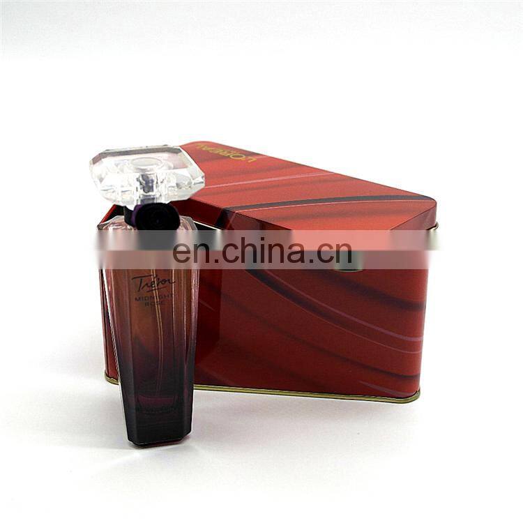 custom round cosmetic metal tin box/aluminum cosmetic tin