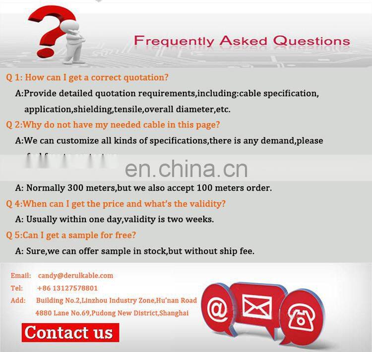 Elevator CCTV cable flat traveling cable with fiber optical for overhead cranes conveyors lift parts