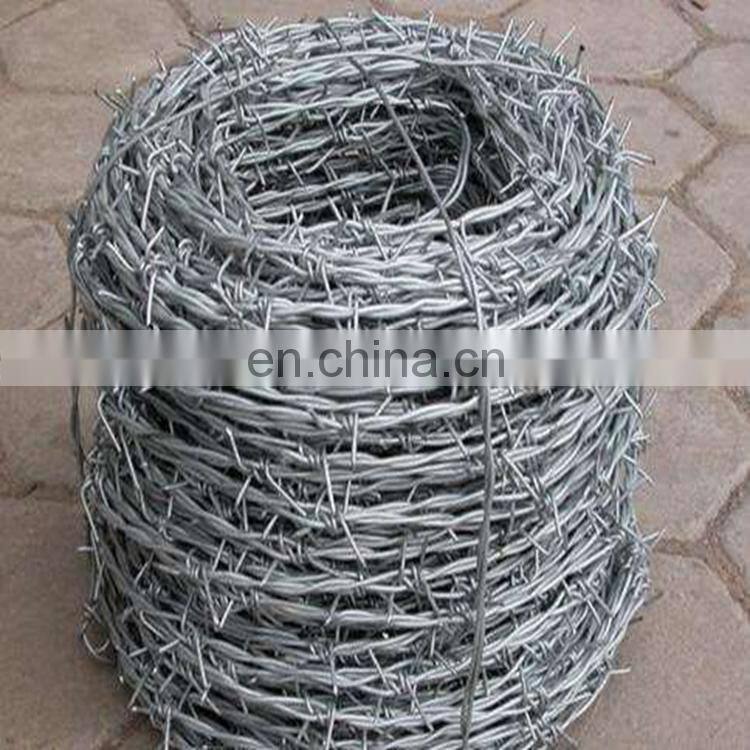 Galvanized or PVC coated Barbed wire Cheap Barbed wire