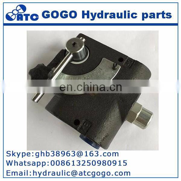 Pressure compensating Flow control valve hydraulic one way check full rangevariable flow control