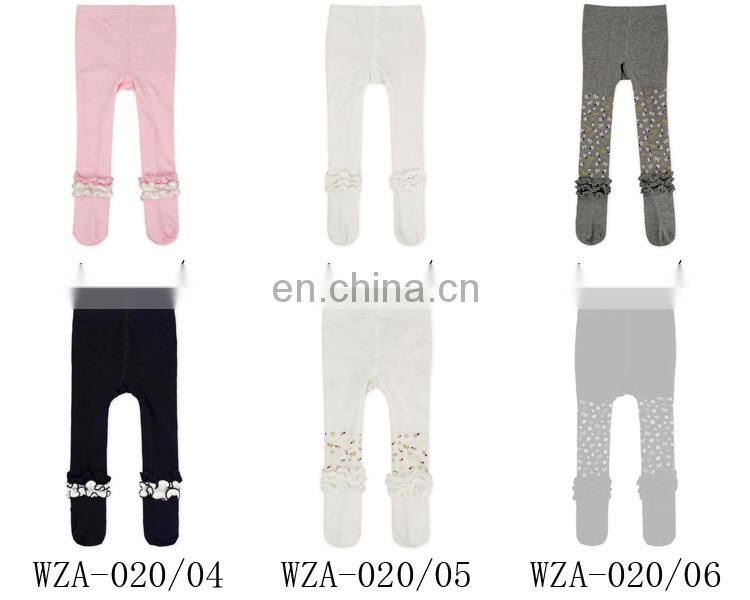 Soft Kids Girls Stockings Popular Printed Cotton Baby Girl Pants For Toddler Wholesale Leggings