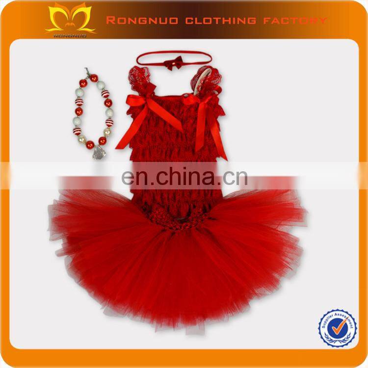 One Piece Girls Party Dress Kids Tulle Dress Sample Kids Dress