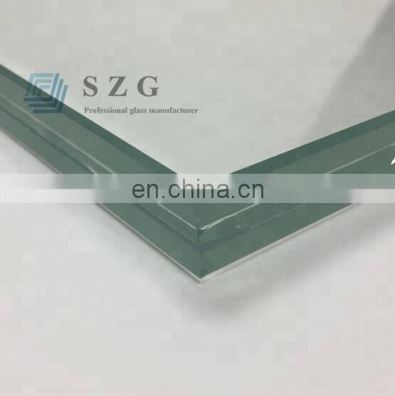 China high quality skylight canopy 88.4 17.52mm tempered laminated glass price