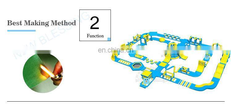 Large Outdoor Obstacle Equipment Inflatable Floating Water Park For water fun park sports equipment